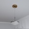 Ekena Millwork Traditional PVC Medallion (Canopies up to 5 1/2"), 10"OD x 3 1/2"ID x 1 1/8"P, Bright Coat Gold CMP10TRBGL - alternate 10